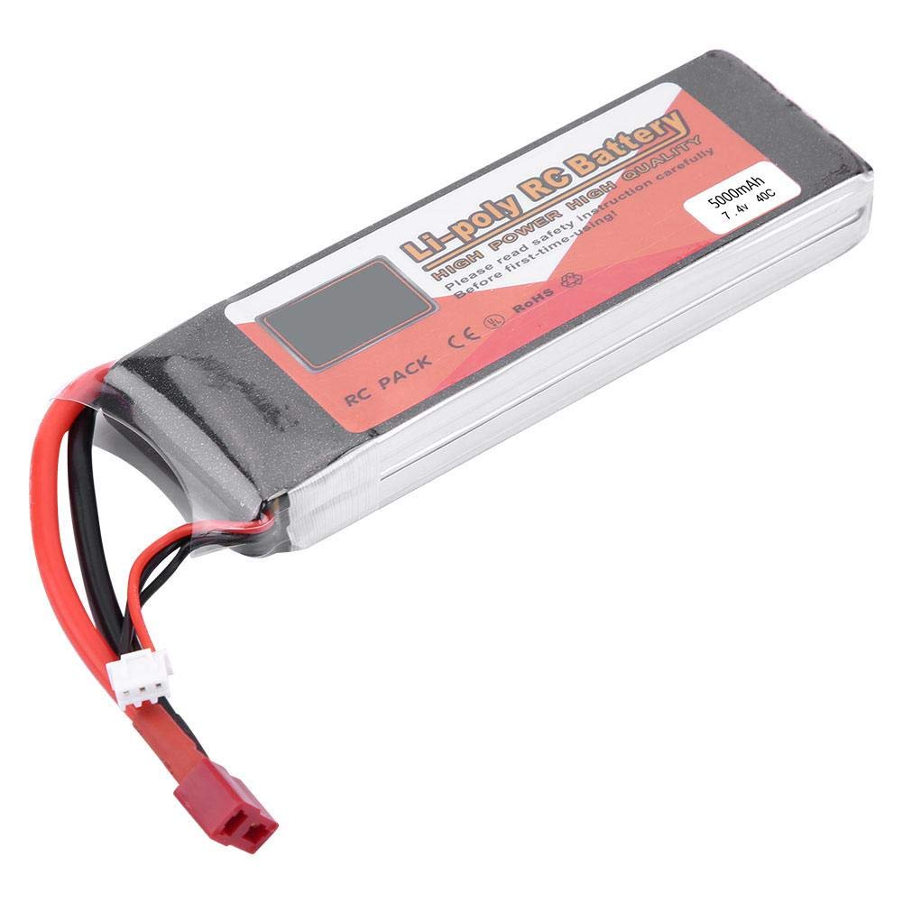 VGEBY1 Batería Lipo, ZOP Power 7.4V Batería Recargable Lipo con Conector en T 2200mAh 5000mAh 3500mAh 5500mAh 4500mAh(5000mAh 40C)