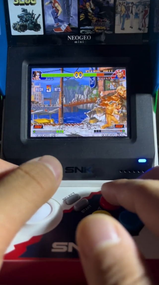 SNK NEO GEO Mini console Classic 40th Anniversary Arcade Boxed 40