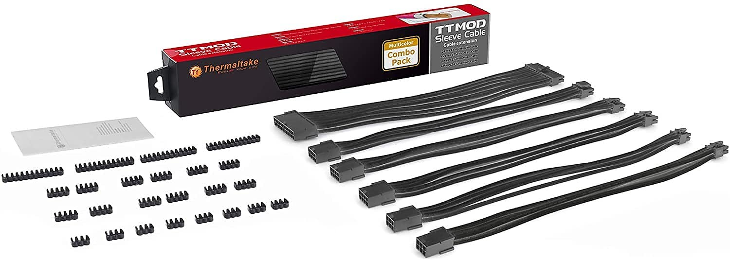 Thermaltake TtMod Sleeve Cable Kit - White -7