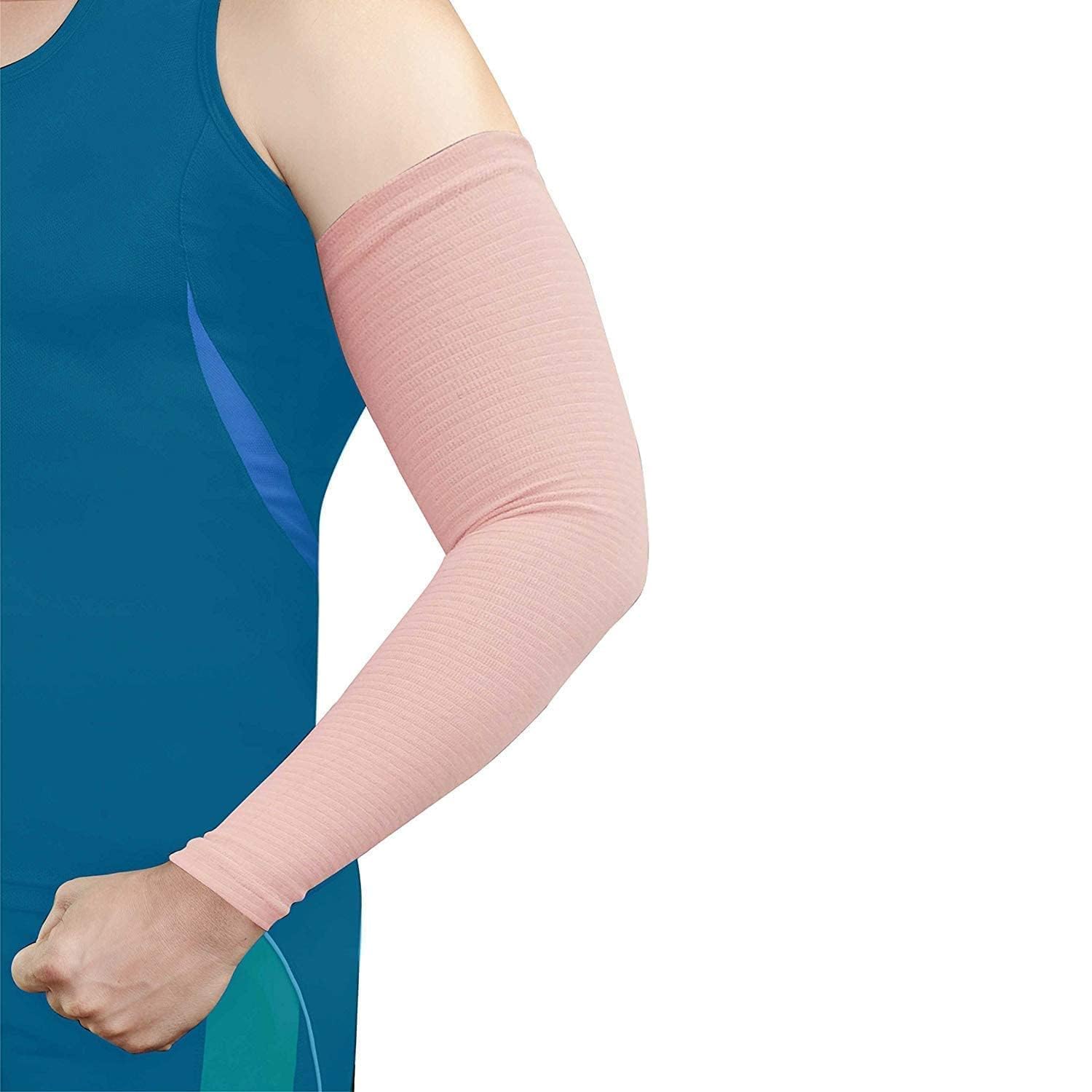 soulvita Cotton Arm Sleeve for Cricket – 5M Tubular Roll for Elbow Support & Sun Protection – Compression Sports Arm Sleeves for Men & Women – Elastic, Breathable Fabric for Injury Relief-picture-22