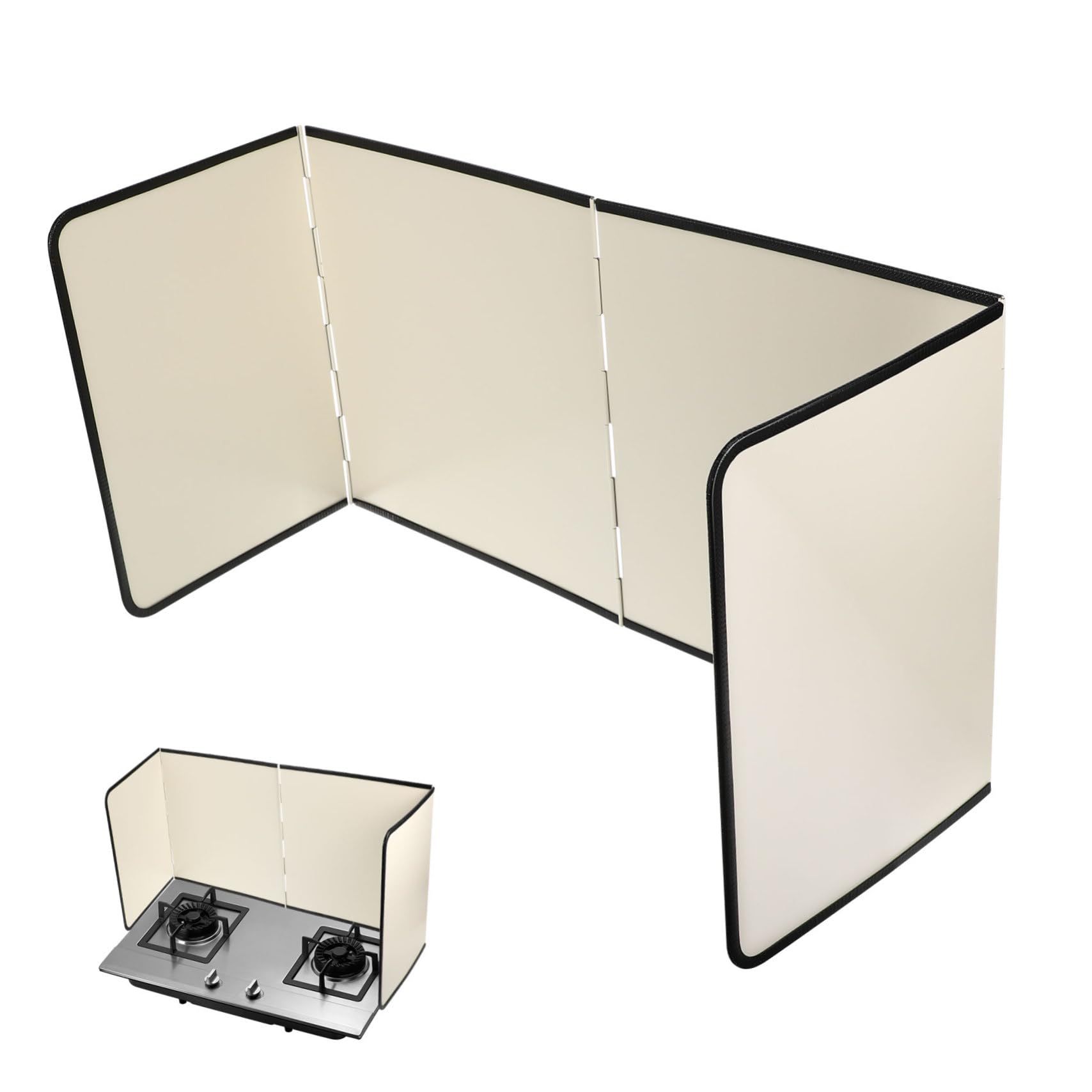 Isolation Pliable pour Plaque de Cuisson Pare-éclaboussures Protection Anti-éclaboussures Écran Thermique Haute Température Déflecteurs Huile pour Cuisinière