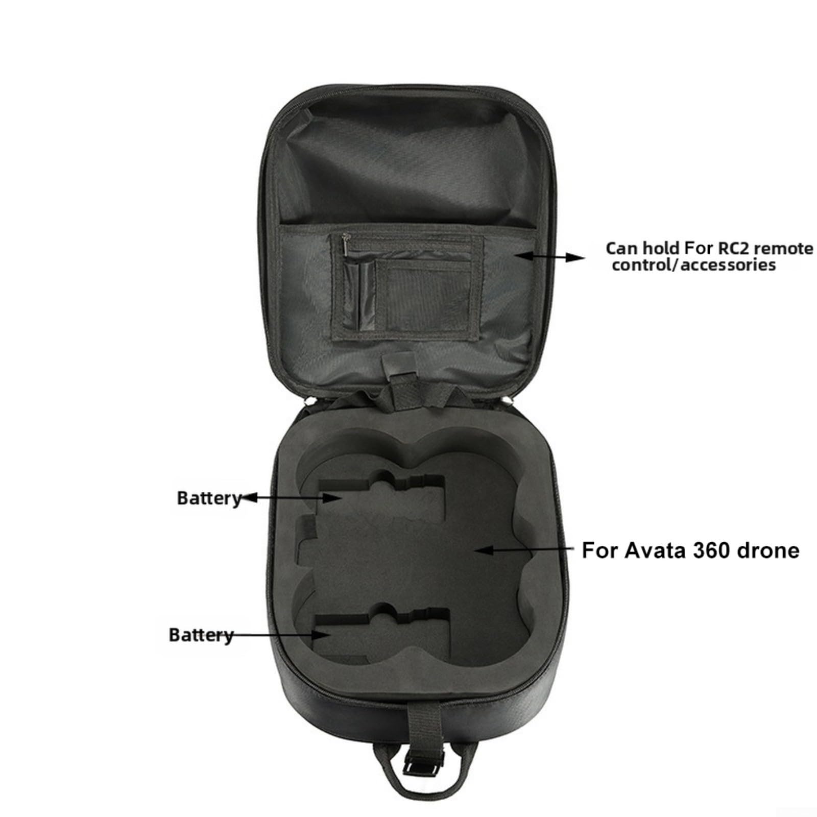 Bolsa de almacenamiento para consola Anbernic Rg Vita Pro, funda portátil de tela 1680D con compartimentos dedicados para juegos de viaje, gris, 21,8 x 10,3 x 4,2 cm