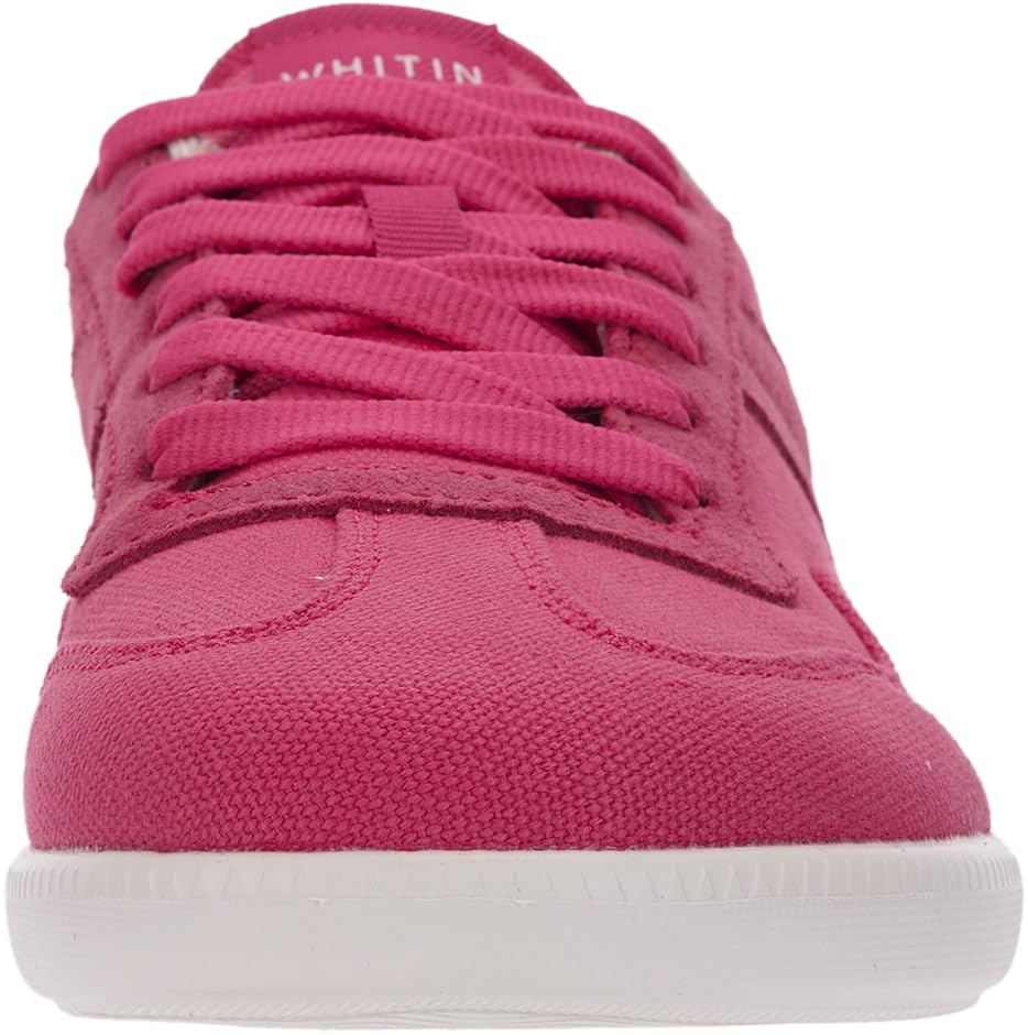 Image of WHITIN Womens Wide Feather Sneakers | Canvas Casual Shoes | Zero Drop Sole