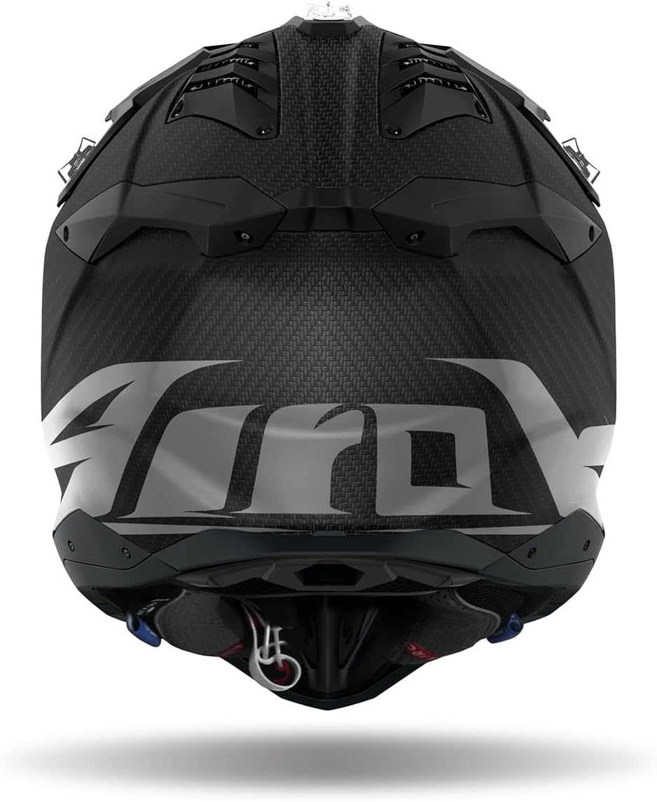 Airoh Aviator 3 3K Carbon Fiber Offroad Motorcycle Helmet (Gloss Carbon Fiber - 2X-Large)