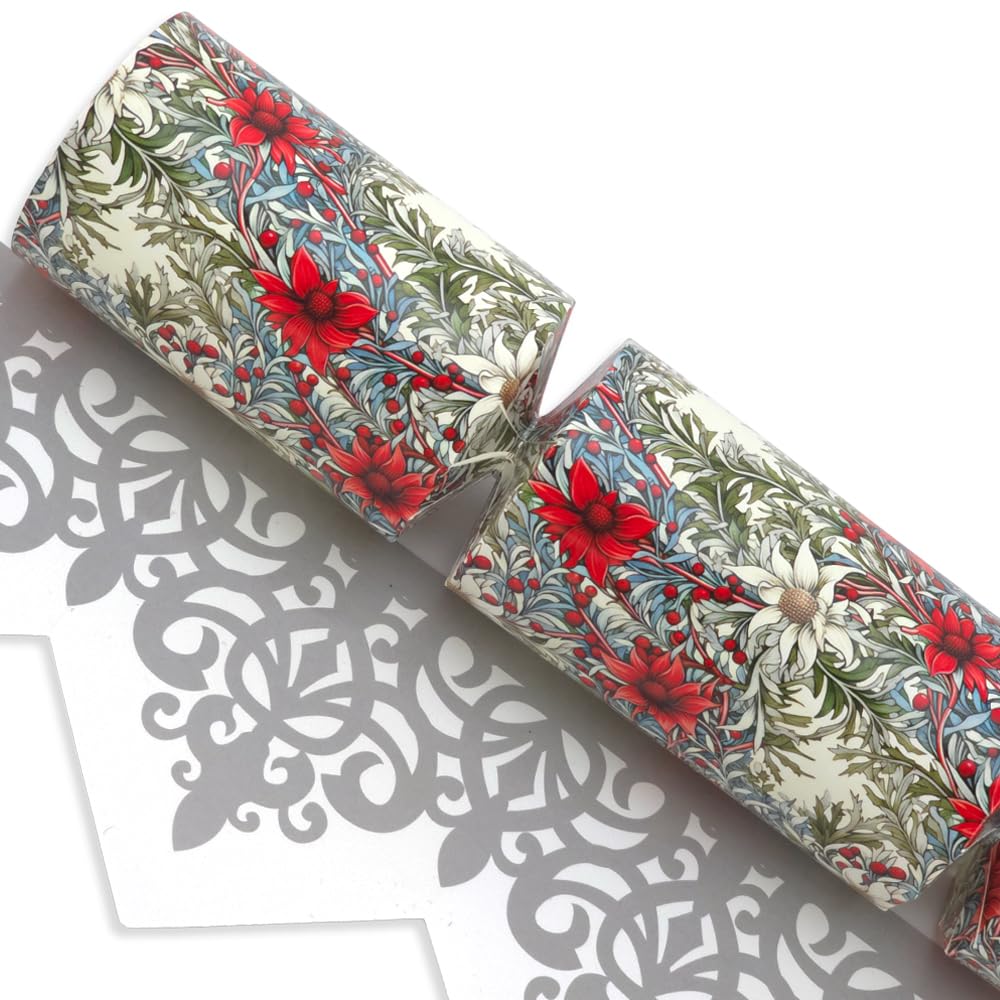 Abstract Christmas | William Morris | Makes 6 Standard Crackers | Make Your Own