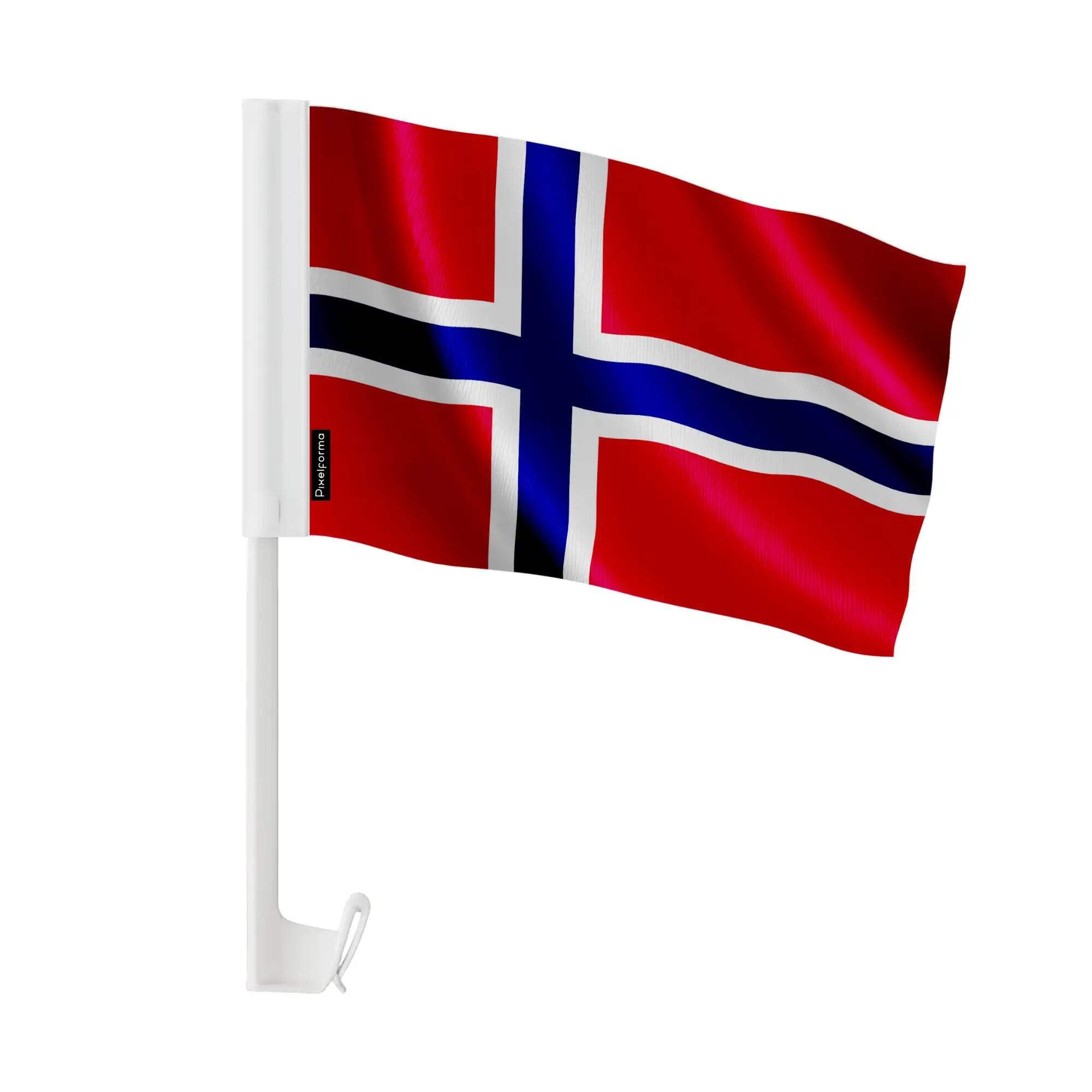 Drapeau voiture Svalbard 30x45cm en polyester résistant aux intempéries - 3