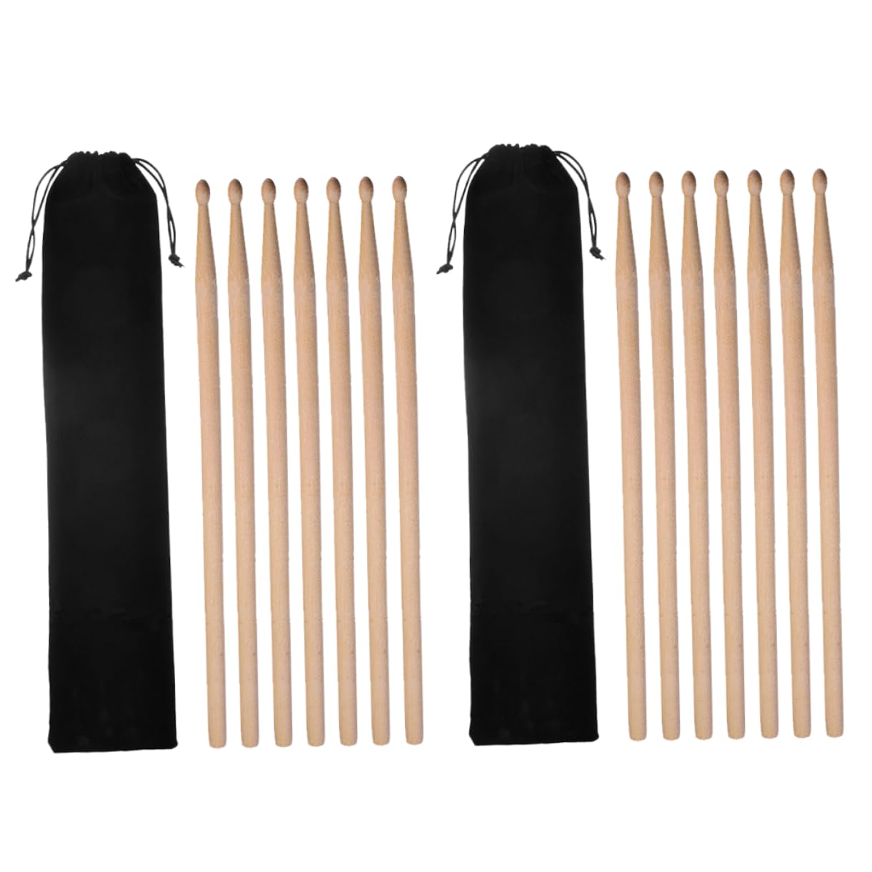 Hemobllo 2ensembles Baguettes De Batterie Bois Maillets Pour Xylophone Baguettes Rythmiques Pour Noires