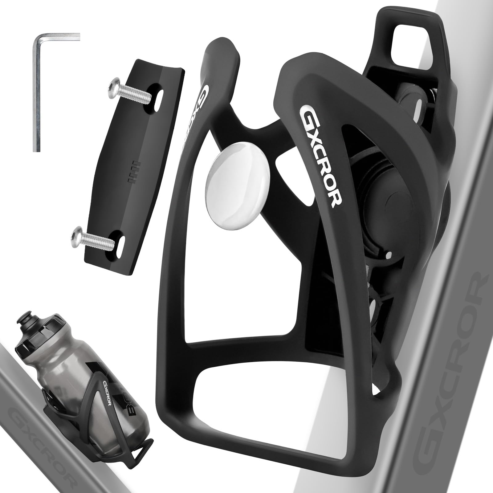GXCROR AirTag Fahrrad Getränkehalter,Flaschenhalter Fahrrad,Getränkehalter Fahrrad,Trinkflaschenhalter Fahrrad,Leichtgewicht Langlebig