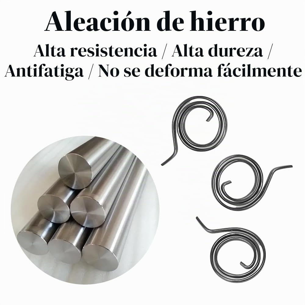 10 piezas de muelles para manijas de puerta, kit de reparación de resortes para manijas de puerta, kit de reemplazo y reparación de resortes para manijas de puerta de hardware universal