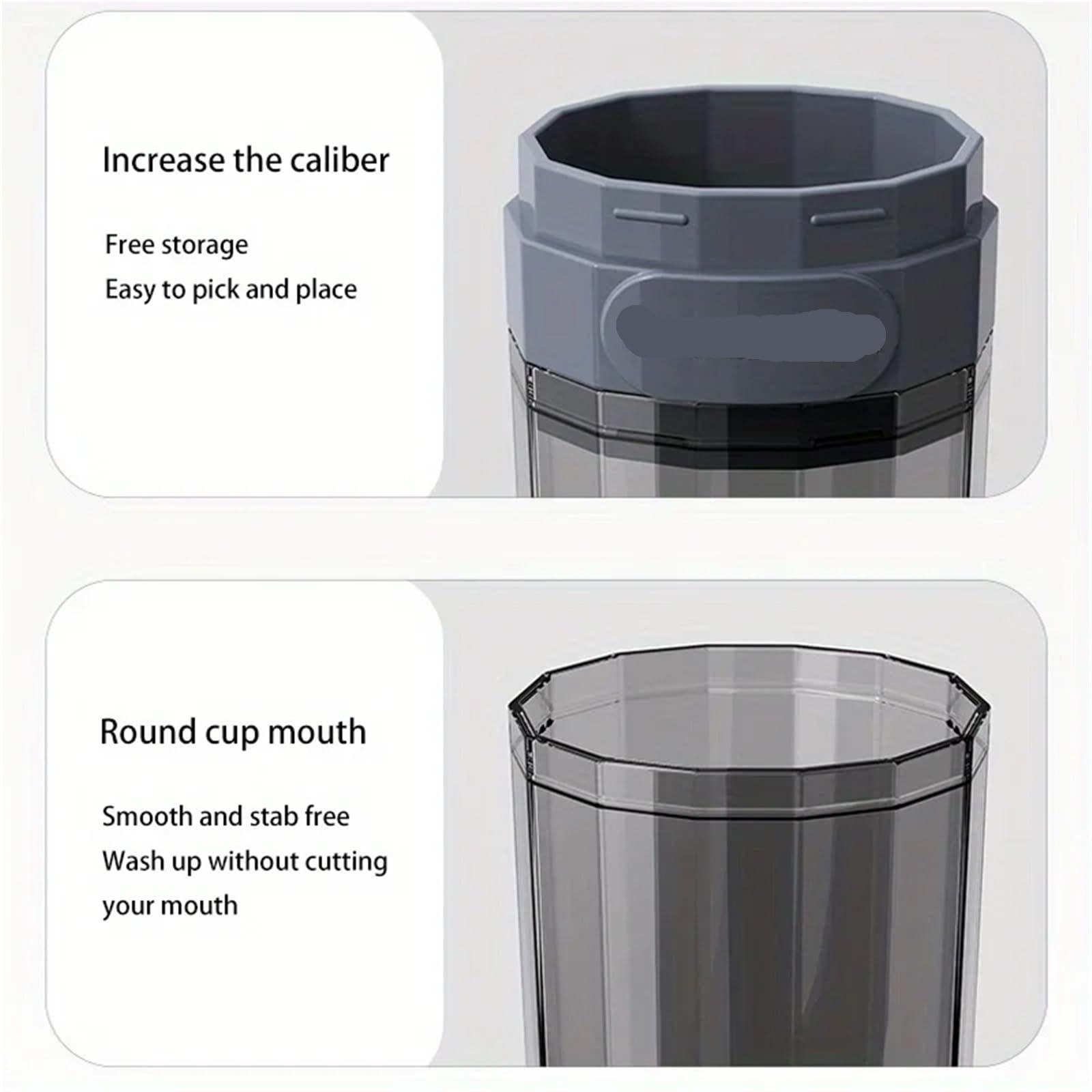 Estuche para Cepillos Caja de Almacenamiento for cepillos Dientes, Taza portátil for Enjuague bucal, Juego artículos tocador for Pasta Dental, Suministros Viaje(Black)