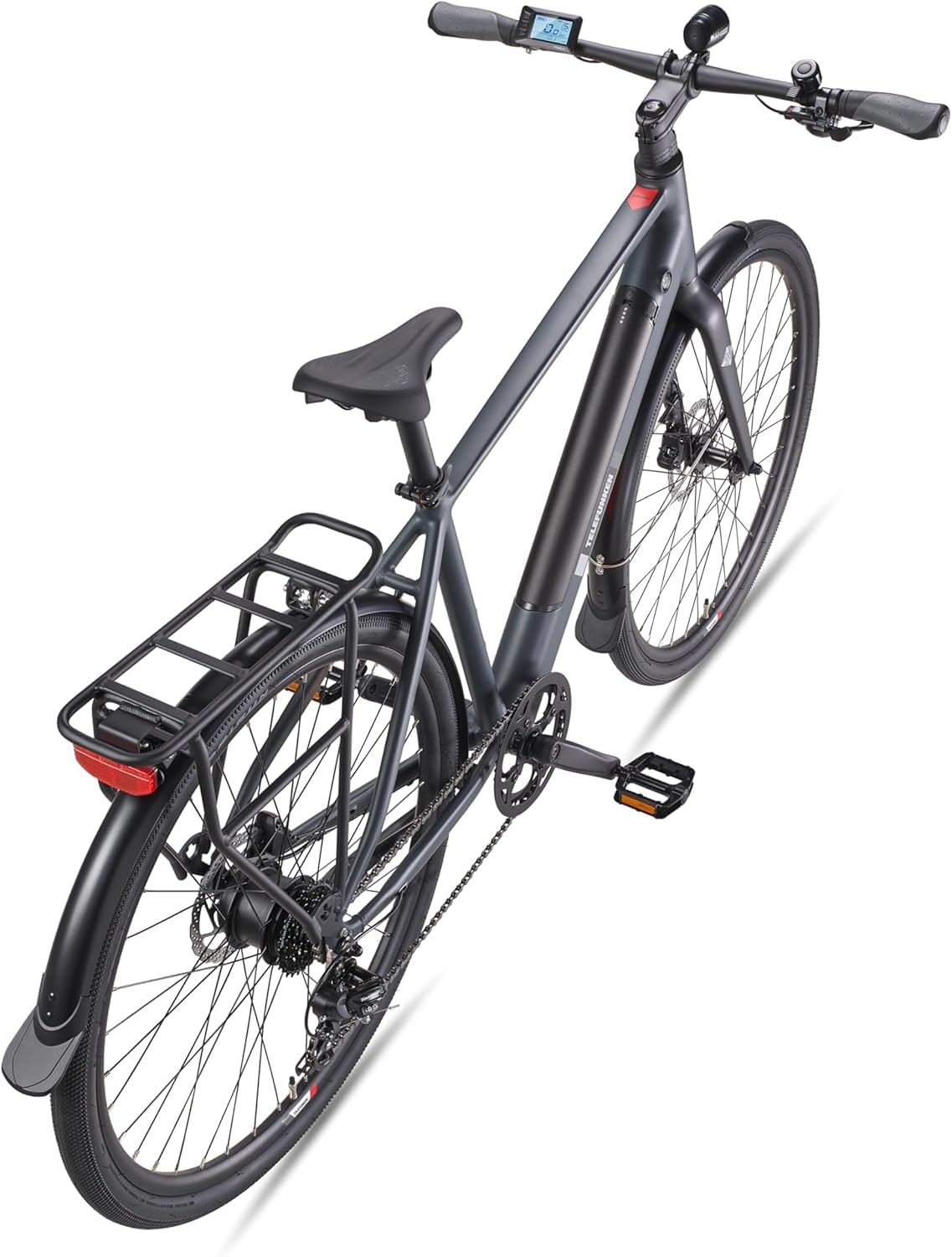 TELEFUNKEN E-Bike 28 Zoll Fahrrad für Damen & Herren mit Scheibenbremsen