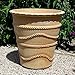 Produktbild Kreta-Keramik | großer handgefertigter Terracotta Blumentopf | 50 cm | frostfester Pflanzkübel aus Kreta | Balkon Garten Terrasse, Acanthus