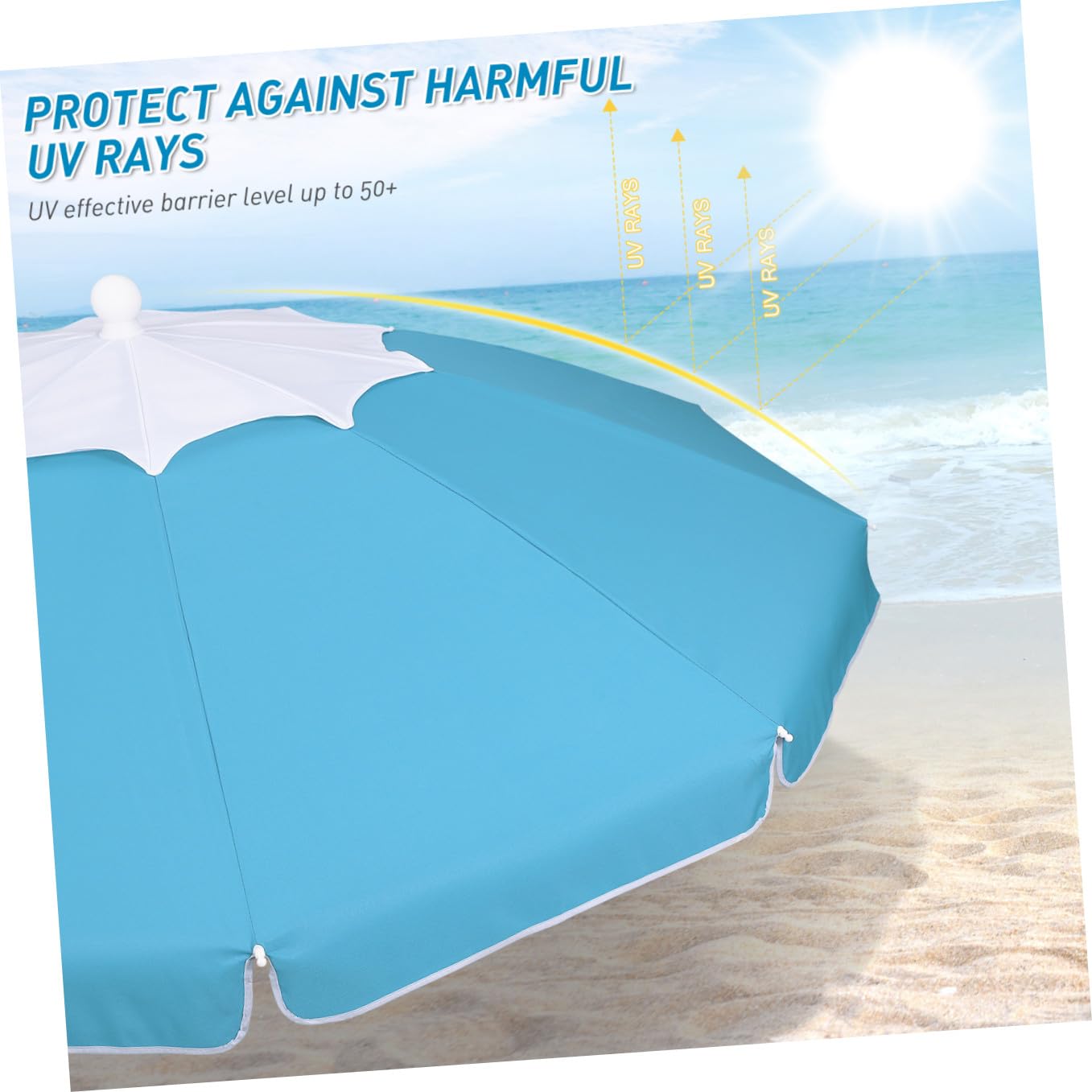 Przenośny Parasol Plażowy 6 5 Stopy Wzór Płatków Osłona Przeciwsłoneczna Wentylacja Ochrona Przed Promieniowaniem Uv Parasol Morski Z Mechanizmem Pochylania Do Podróżowania Po