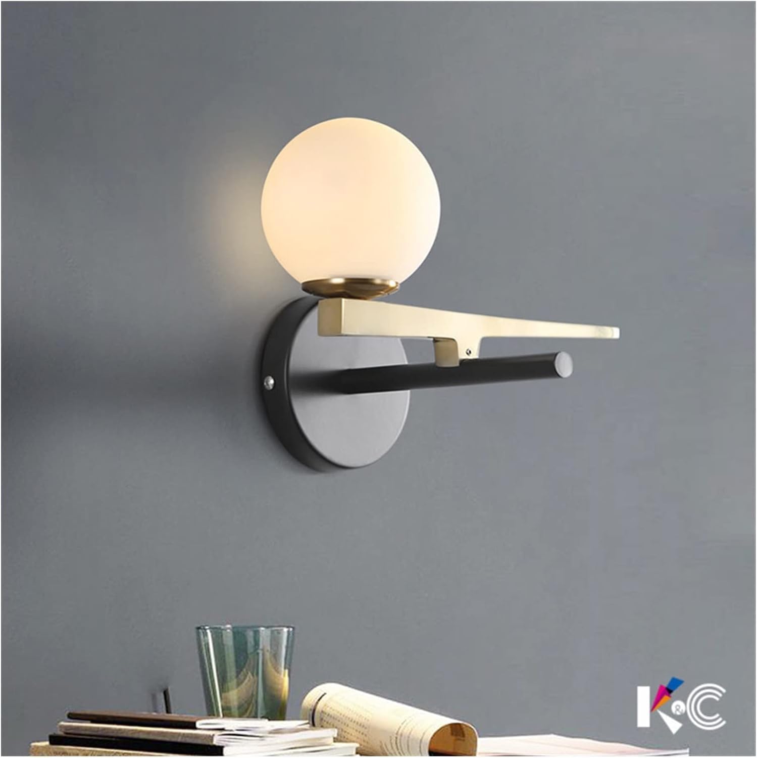 VDOQTLJT Wall lamp Modern LED Sconces - Fixtures Staircase Lighting Living Room Lamps Aisle Illumination Bedroom Bedside Sconce(Warm White (27003500k))