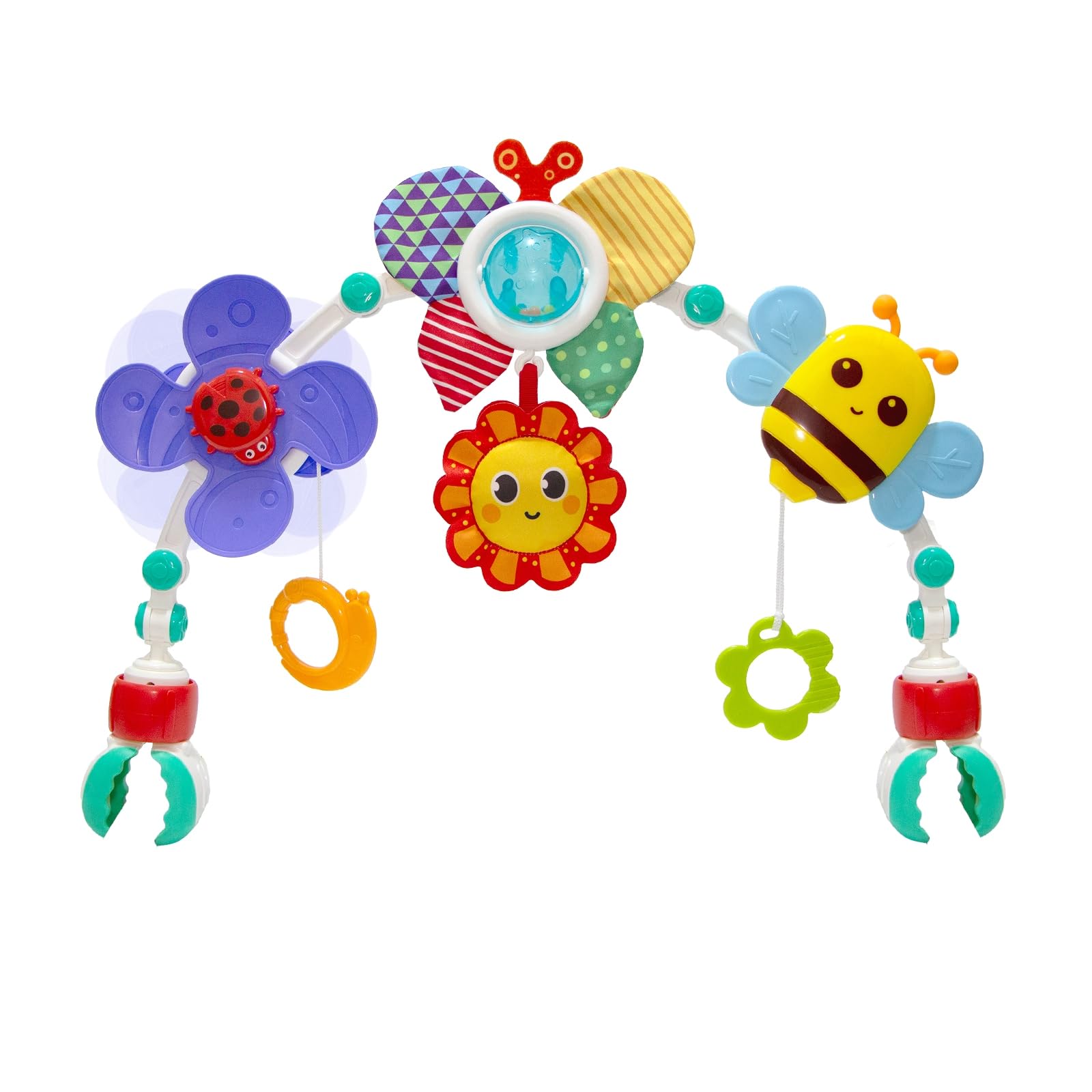 Baby Toys Play Arch for Stroller, Bassinets and Car Seat, Early Educational Toy with rattles-image-40