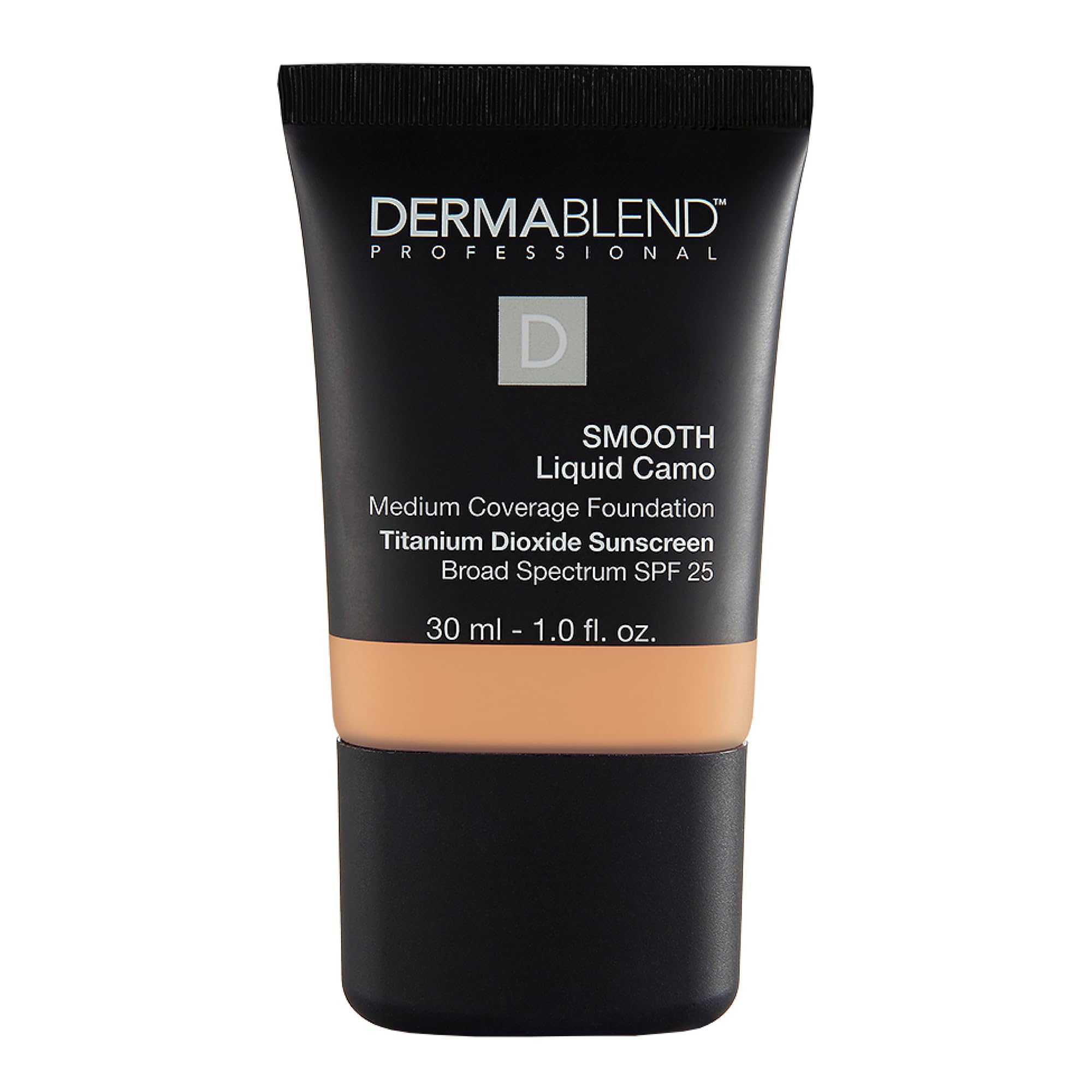 Dermablend Smooth Liquid Camo Foundation SPF 25-24 Hour Hydration - Buildable, Smoothing Coverage - Never Cakey Or Masky - Ideal For Normal, Dry, And Dehydrated Skin - 35W Chai - 30 ML