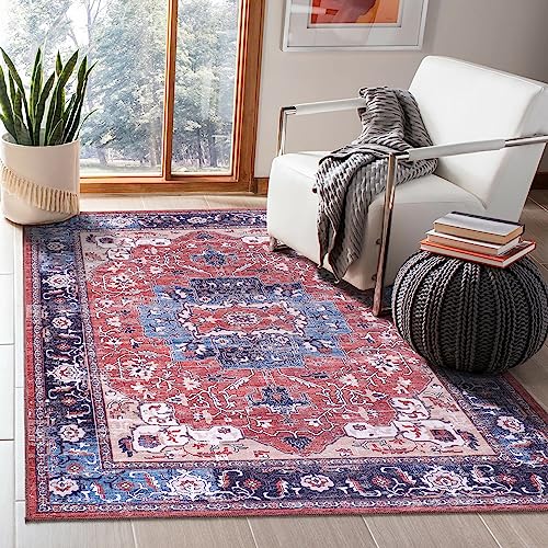 Tapis de chambre lavable en machine avec dossier antidérapant sécurisé