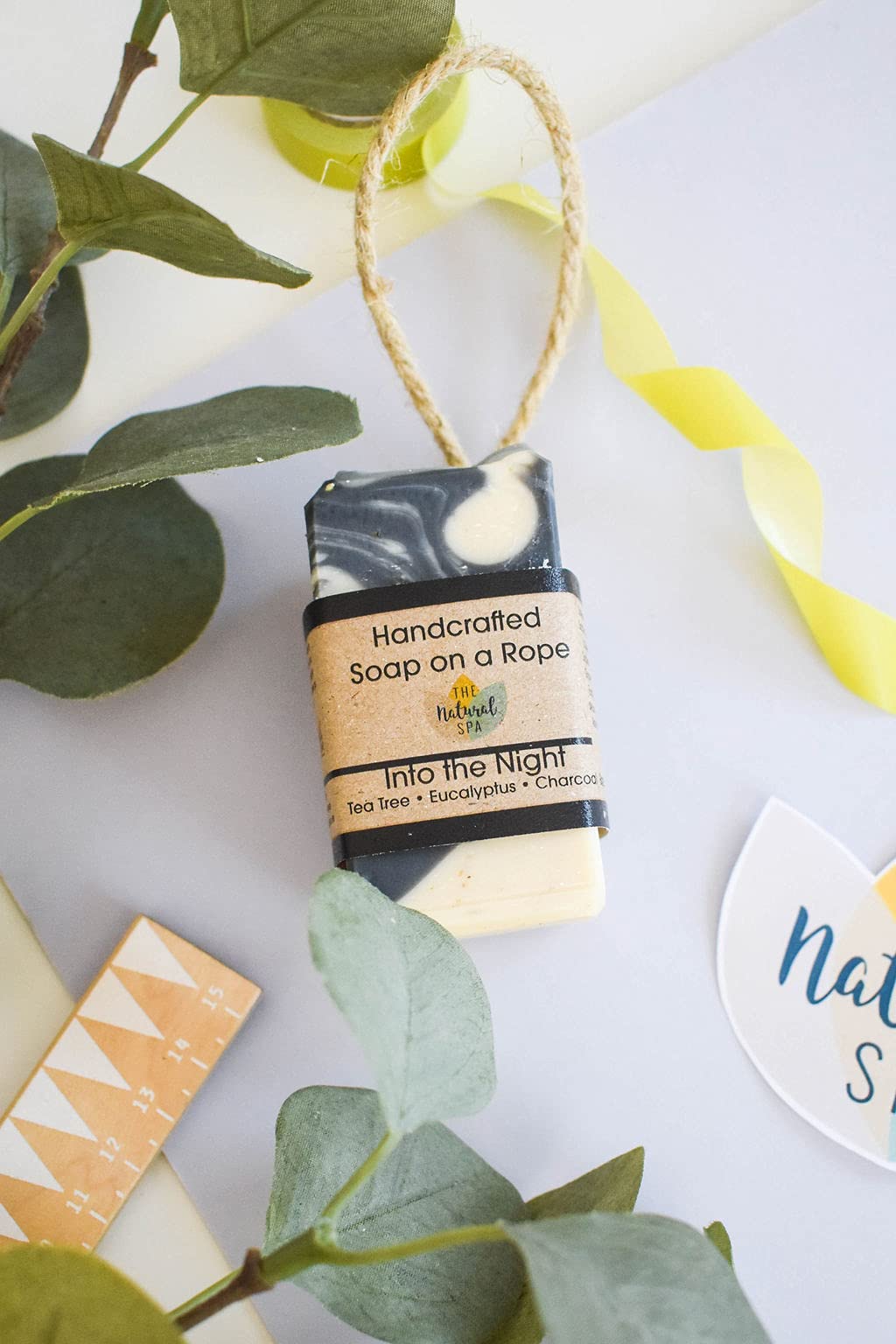 Into the Night Soap On A Rope, Handcrafted Vegan Soap - Image 3