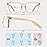 MAXJULI Blue Light Blocking Glasses,Computer Reading/Gaming/TV/Phones Glasses for Women Men(Matte Light Brown)