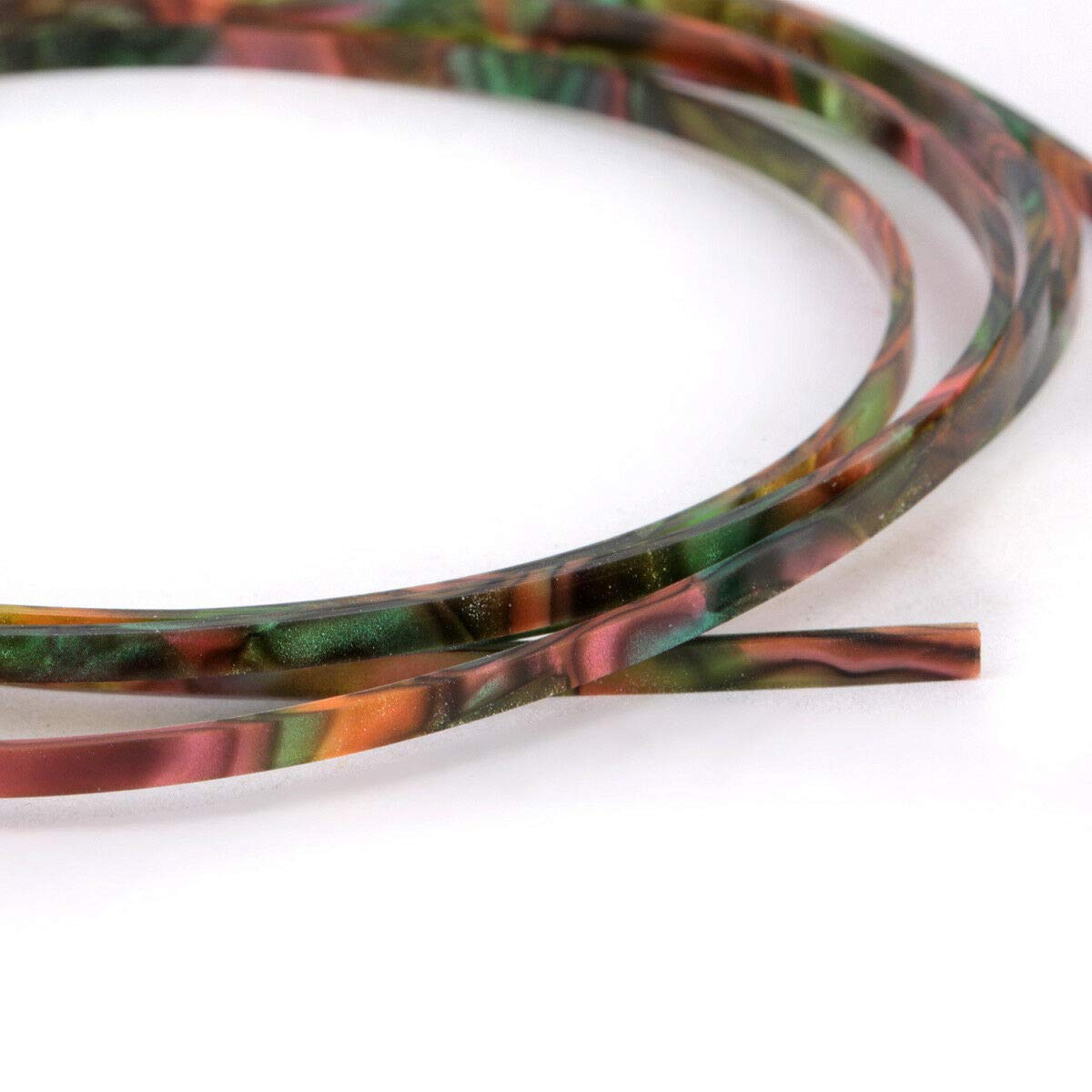 Guitar Parts for Green Pearl 1650x3x1.5mm Acoustic Folk Guitar Binding Purfling Strip