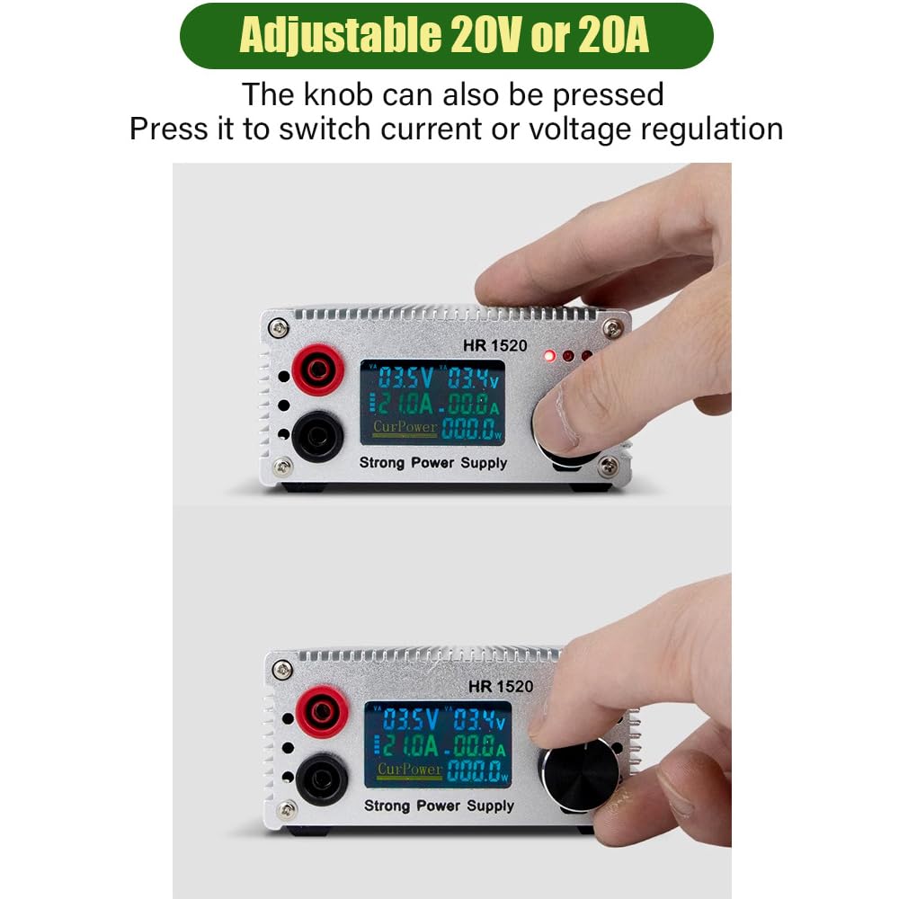 Tester HR1520 Short-Final, Strumento di Test per Riparazione Laptop e Cellulare, 15V 20A, Tester a Corto Circuito per Laboratori