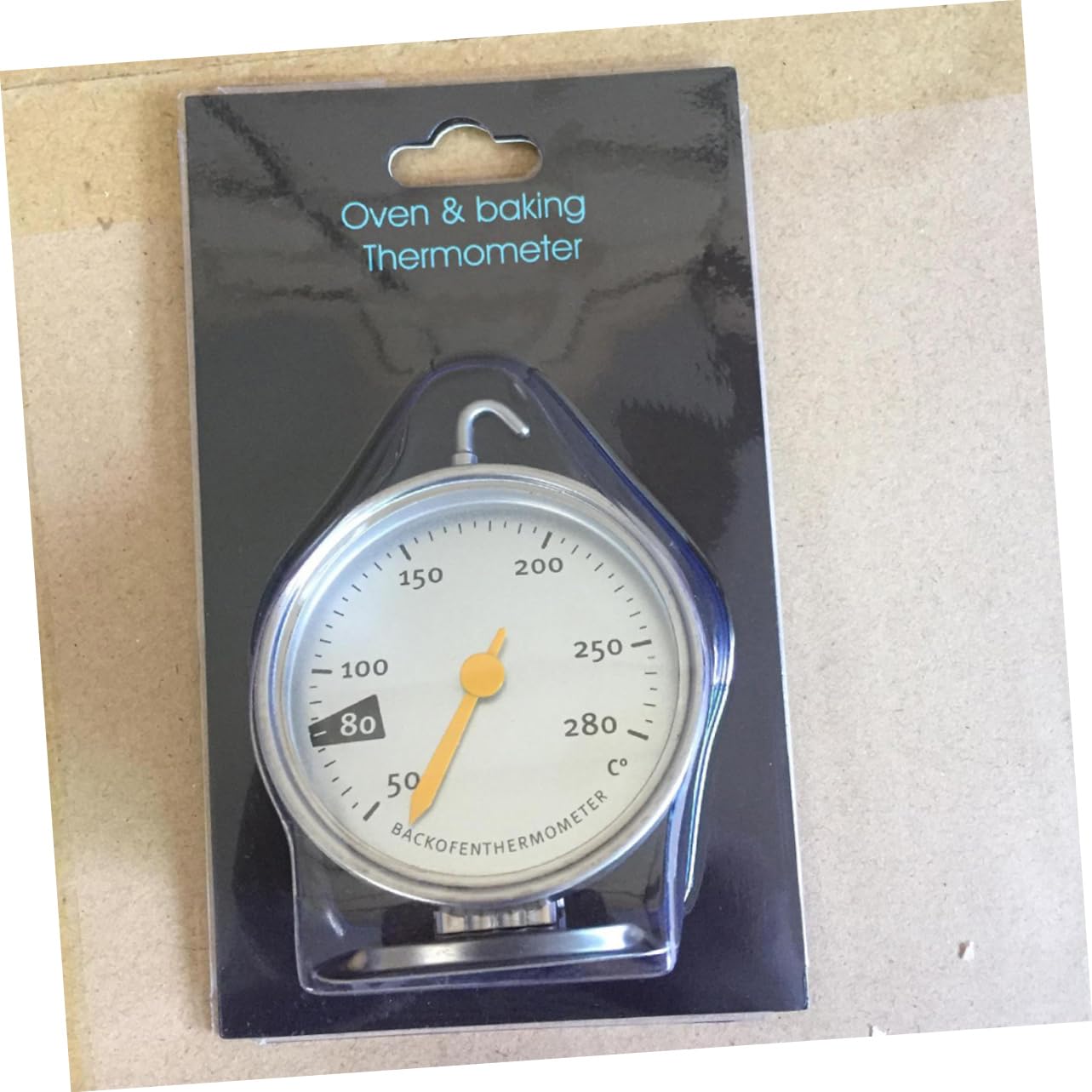 LALADEFIEE Oven Thermometer Hangable Food Thermometer for Household Use Lightweight Design for Easy Storage and Convenient Carry for Daily Cooking and Baking Measurement