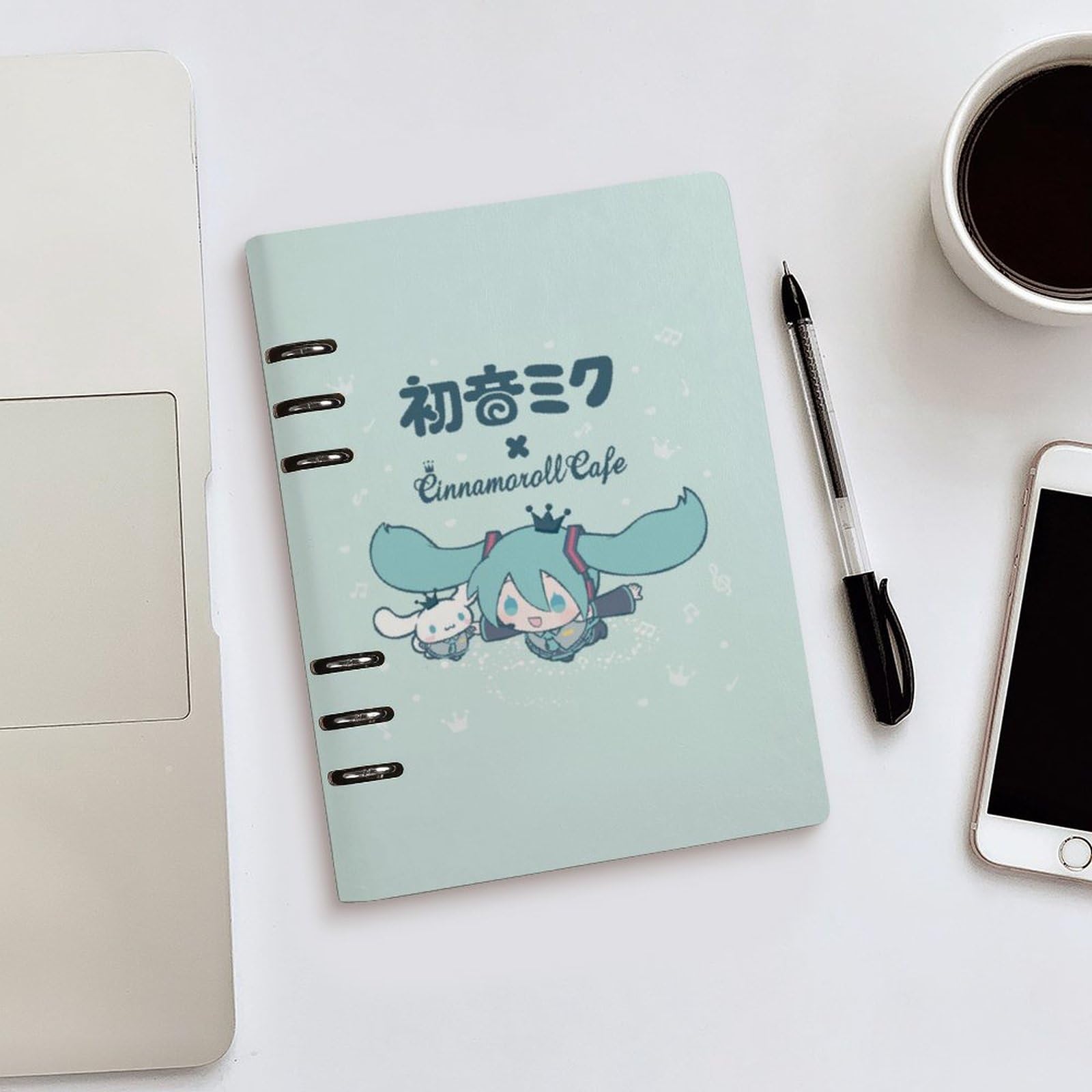 Amazon.co.jp: システム手帳 初音ミク Miku 美少女 萌え A5 6穴 ノート