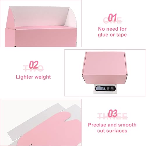 Miniatura 218 de Cajas de envío pequeñas de 6 x 4 x 2 pulgadas para pequeñas empresas, paquete de 30 cajas de correo moradas, caja de embalaje de cartón corrugado