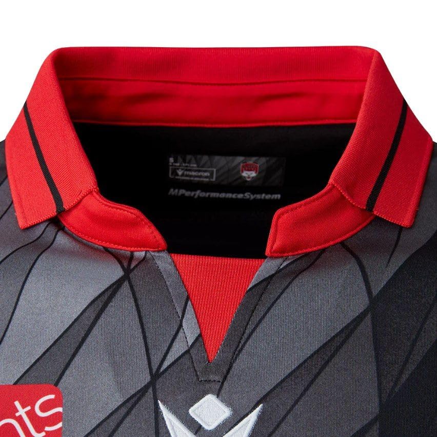Maillot Rugby Lyon Lou Rugby Domicile, Noir