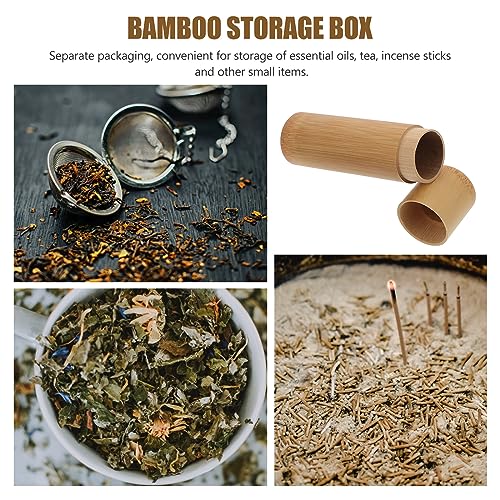 Fomiyes 2142B0109Z Ornament Container Wooden Incense Burner Case Box: Incense Canister Holder Sticks Incense Burner Box Box Incense Tube thumb #7