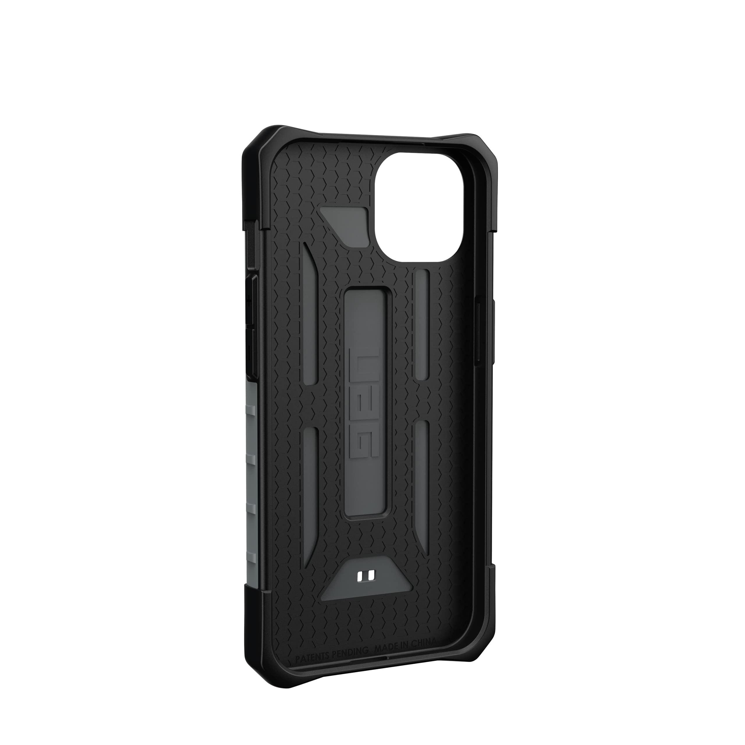 Urban Armor Gear Funda Pathfinder compatible con el Apple iPhone 13 [Compatible con carga inalámbrica, Protección contra caídas de estándar militar, Funda ultrafina] plateado