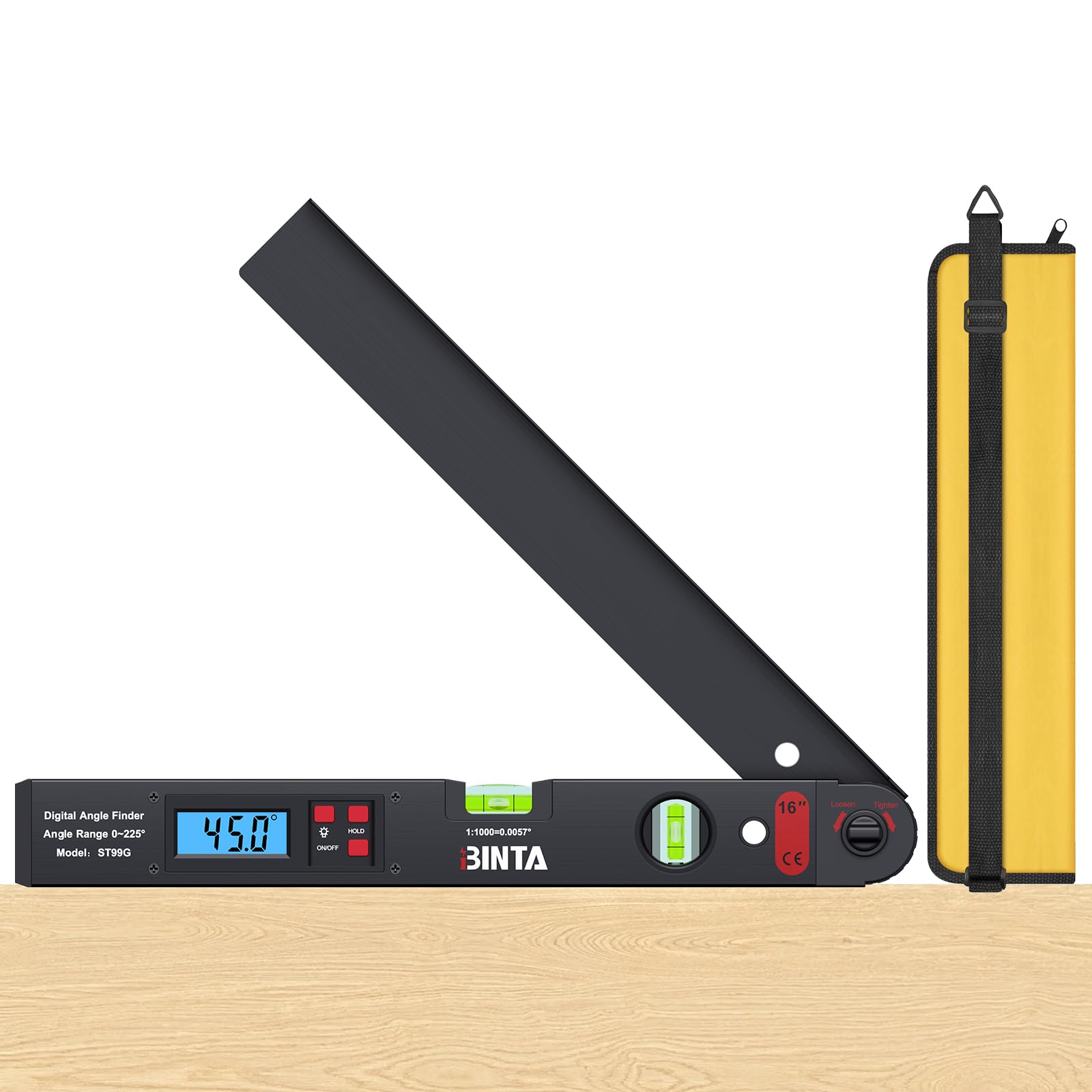 BINTA 0-225° Range Digital Angle Finder