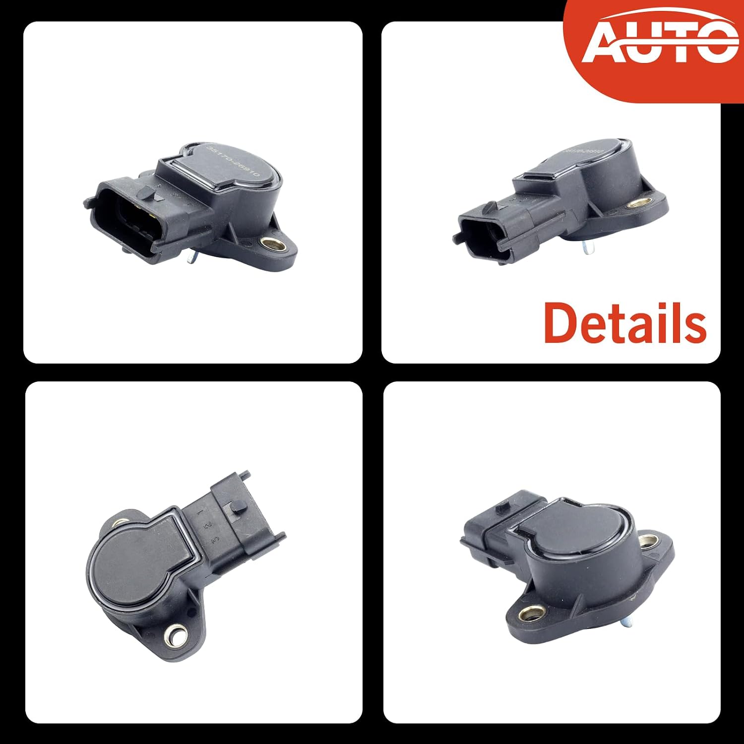 TPS Throttle Position Sensor for Elantra | Fit for H100 Elantra Soul 35170-26910 3517026910 CTPS179 TP081 TPS-082 TTH106 TP116 TPS9327