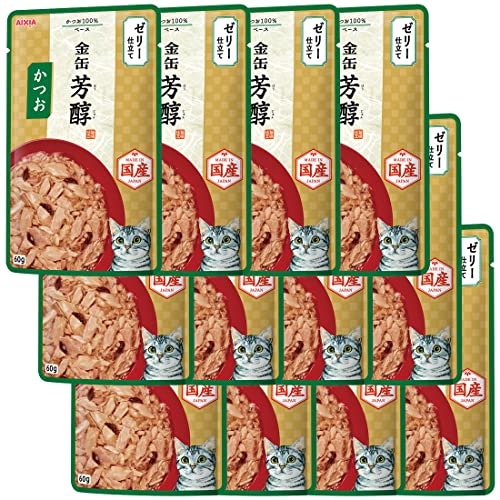 金缶 芳醇 かつお ゼリー仕立て 60g×12個セット