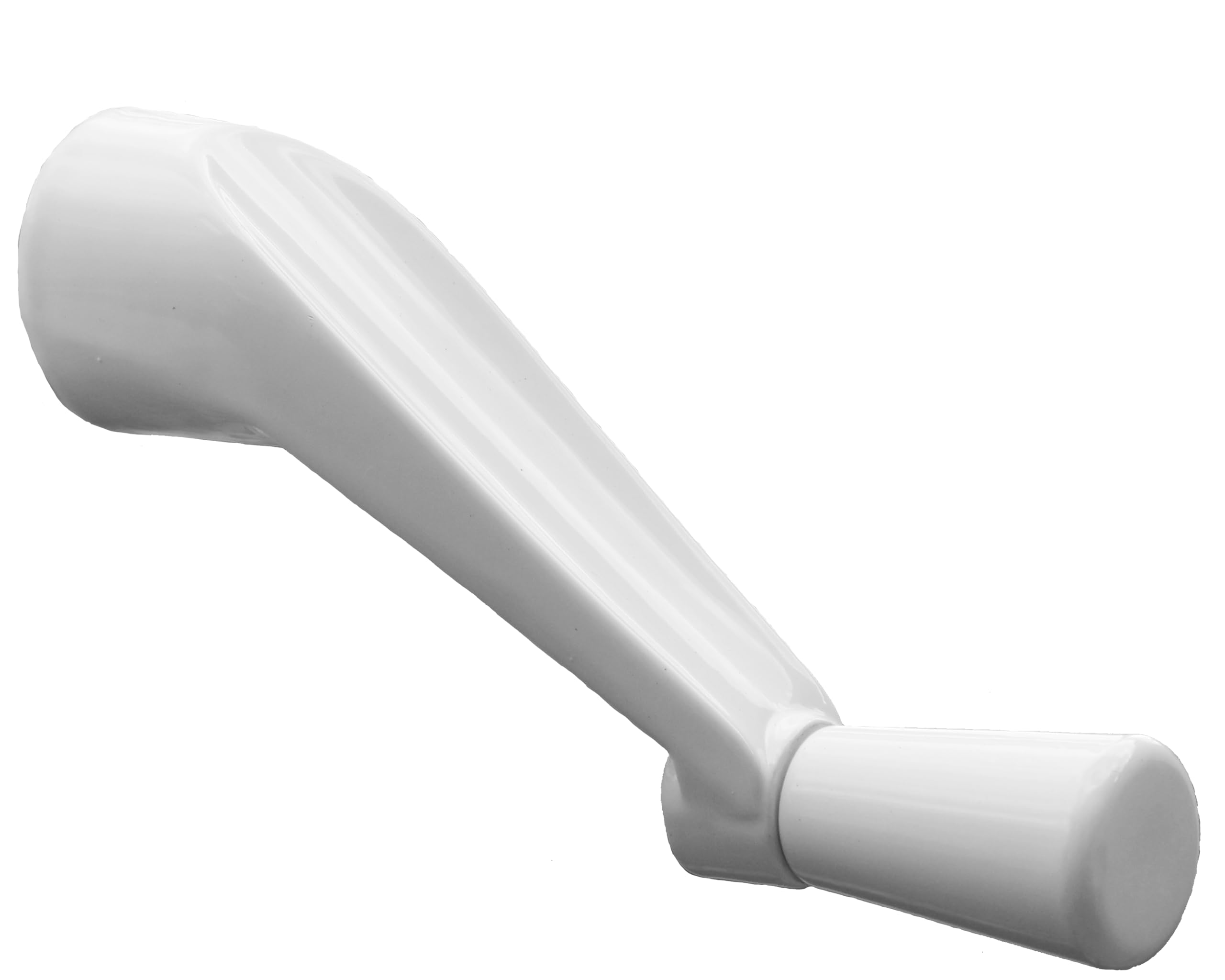 Casement Window Crank Handle Replace,White,3/8" Spline Socket Handle,Single