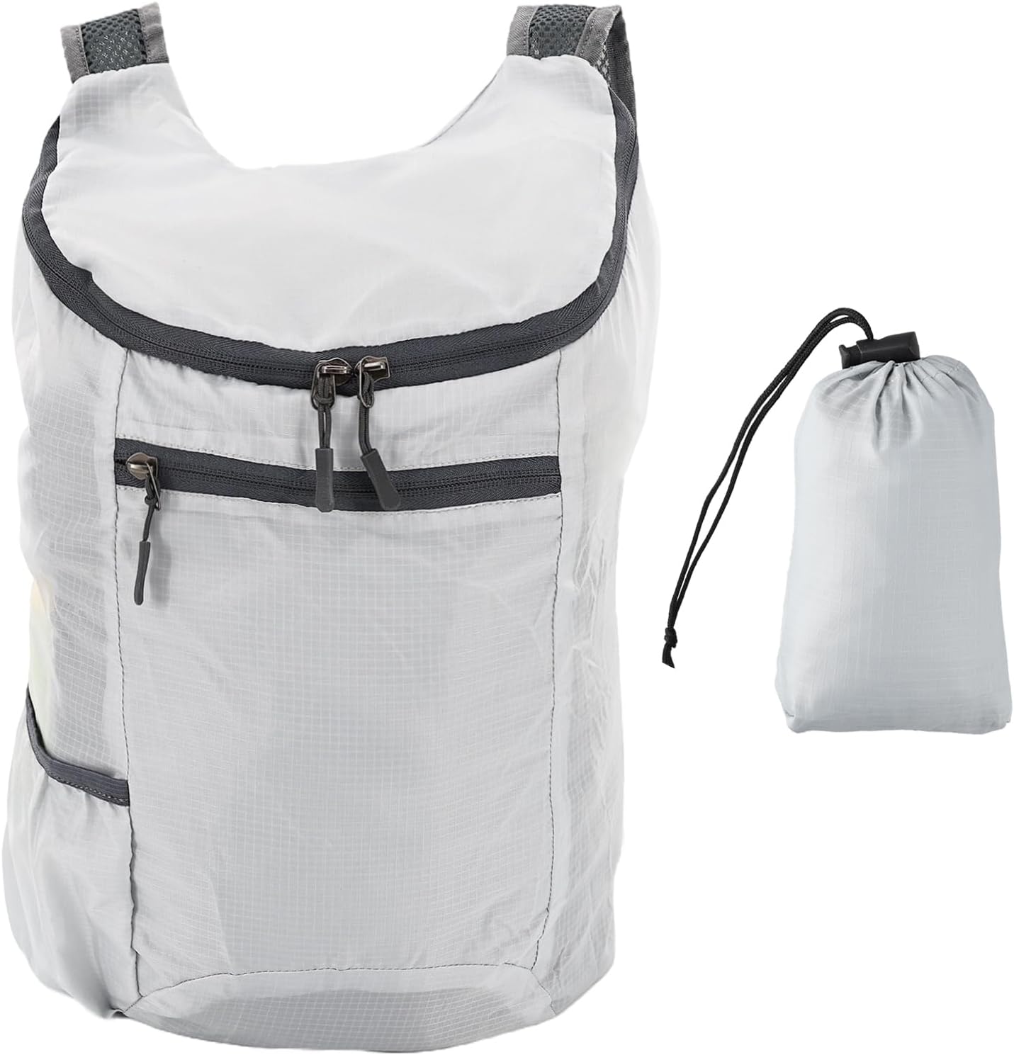 Ultralight Foldable Backpack for Hiking & Daily Use – Gray Ultralight Foldable Backpack for Hiking & Daily Use – Gray