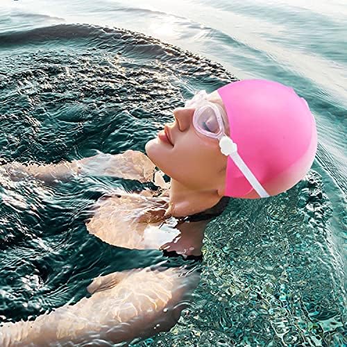 Kids Swimming Cap for Girls Boys Children,Silicone Kids Swim Hats for Long Hair and Short Hair,Comfortable Unisex Teens Kids Swimming Cap