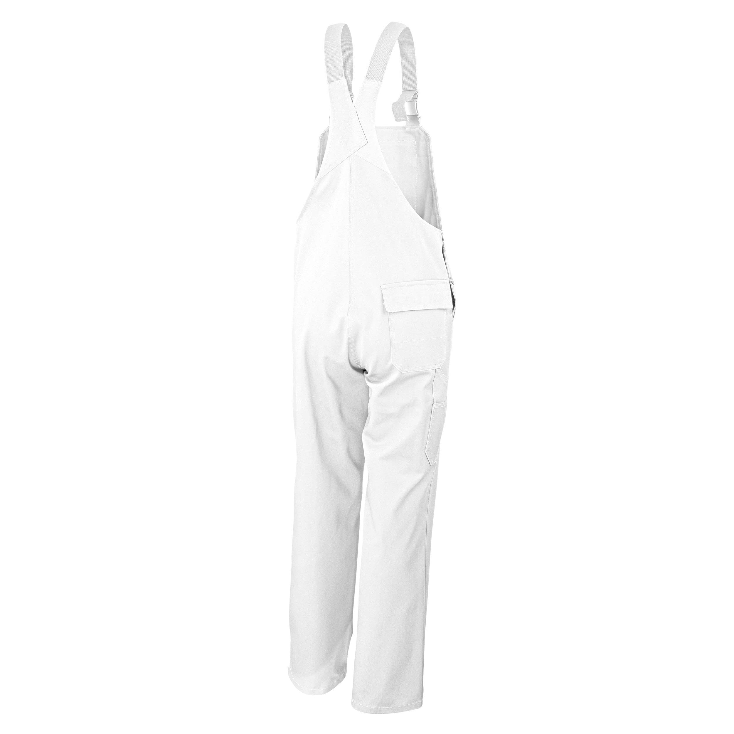 Qualitex Latzhose BW 320 g - Unisex Arbeitshose 'Favorit' - strapazierfähiger Blaumann für Männer und Frauen