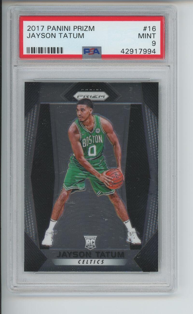 テイタム Prizm RC PSA 9 Amazon.com: 2017 Jayson Tatum #16 Panini Prizm Jason PSA 9 Graded