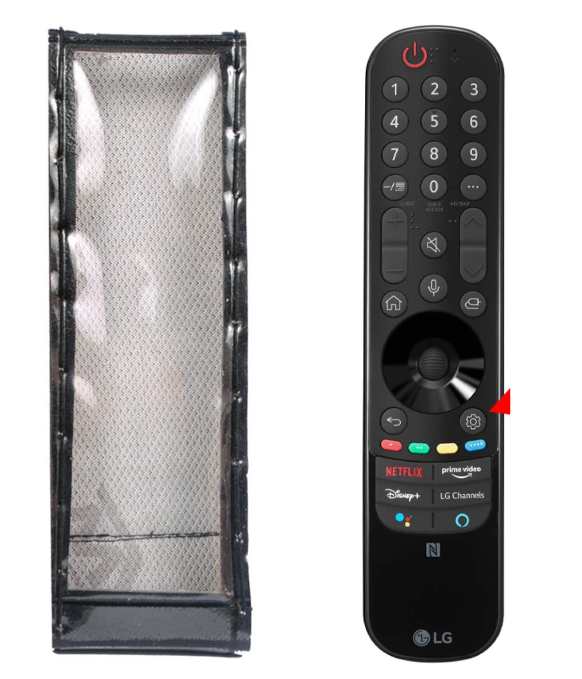 LUNAGARIYA®, Protective Cover for LG Smart Android Remote Control,PU Leather Cover Holder (Before Placing Order,Please Check The Product Dimensions)… (B09N2P1BMV) Amazon Price History, Amazon Price Tracker
