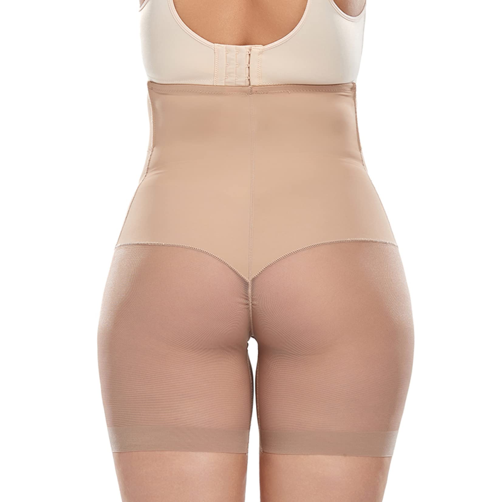 Faja Moldeadora para Mujer, Control de Abdomen, realce de glúteos, Talla Grande, sin Costuras (Talla S)