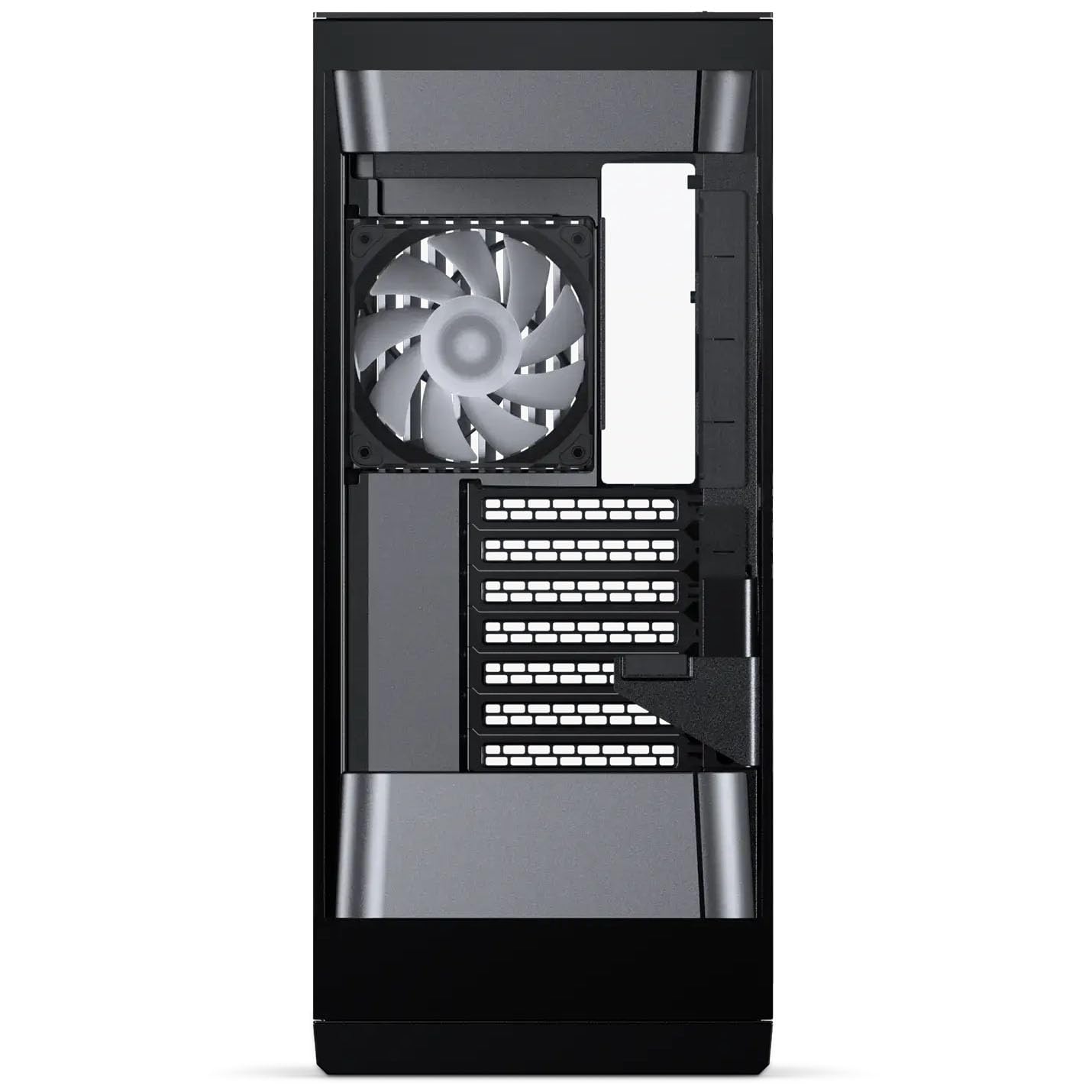PHANTEKS Evolv S2 PC-Gehäuse Schwarz | E-ATX Midi-Tower mit Panorama-Glas, RGB, Back-Connect, 4X 120 mm Lüfter vorinstalliert