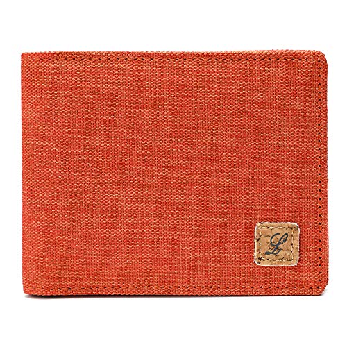 Image of Lanyani Minimalist Fabric Wallet Bifold RFID Blocking