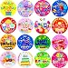 240 Pieces Happy Birthday Stickers Personalized Birthday Party Labels for Kids Adults Party Favor, Envelopes, Cards, 16 Styles