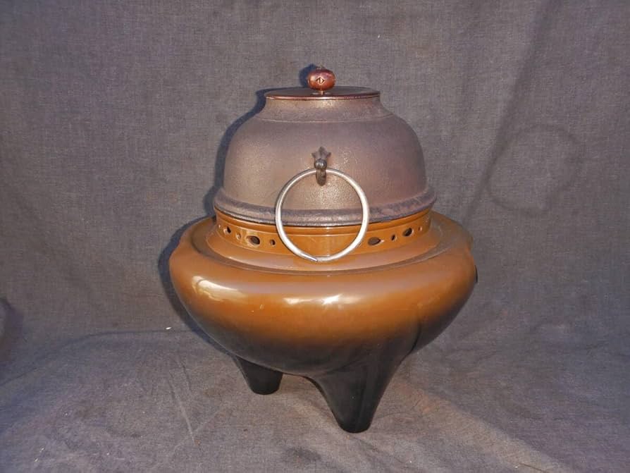 Amazon.co.jp: 茶道具 朝鮮風炉 アルミ製 電熱風炉釜 炭型電熱器