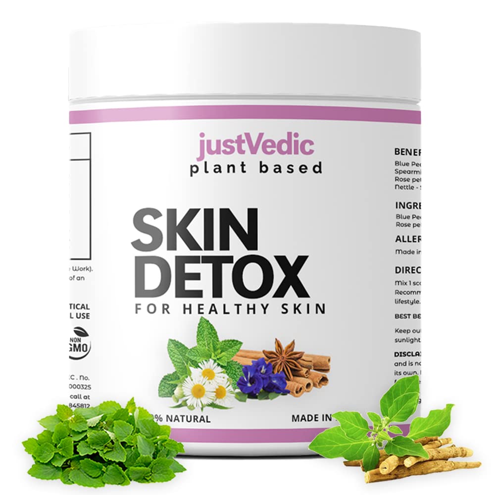 Just Vedic Skin Detox Drink (1 Month Pack, 200 Grams) - Helps With Skin Nourishment, Hydration & Detoxification (B0B4X44YX5) Amazon Price History, Amazon Price Tracker