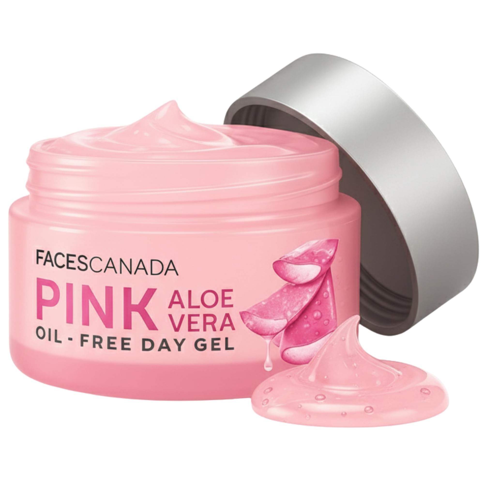 Amazon.com: FACESCANADA Pink Aloe Vera Oil Free Day Gel