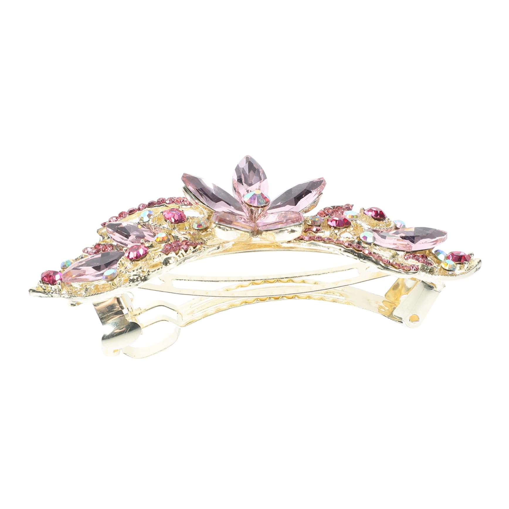 FOMIYES Sleek Rhinestone Hairpin Fashion Clip Bridal Hairpin Aesthetic Sturdy Spring Clip