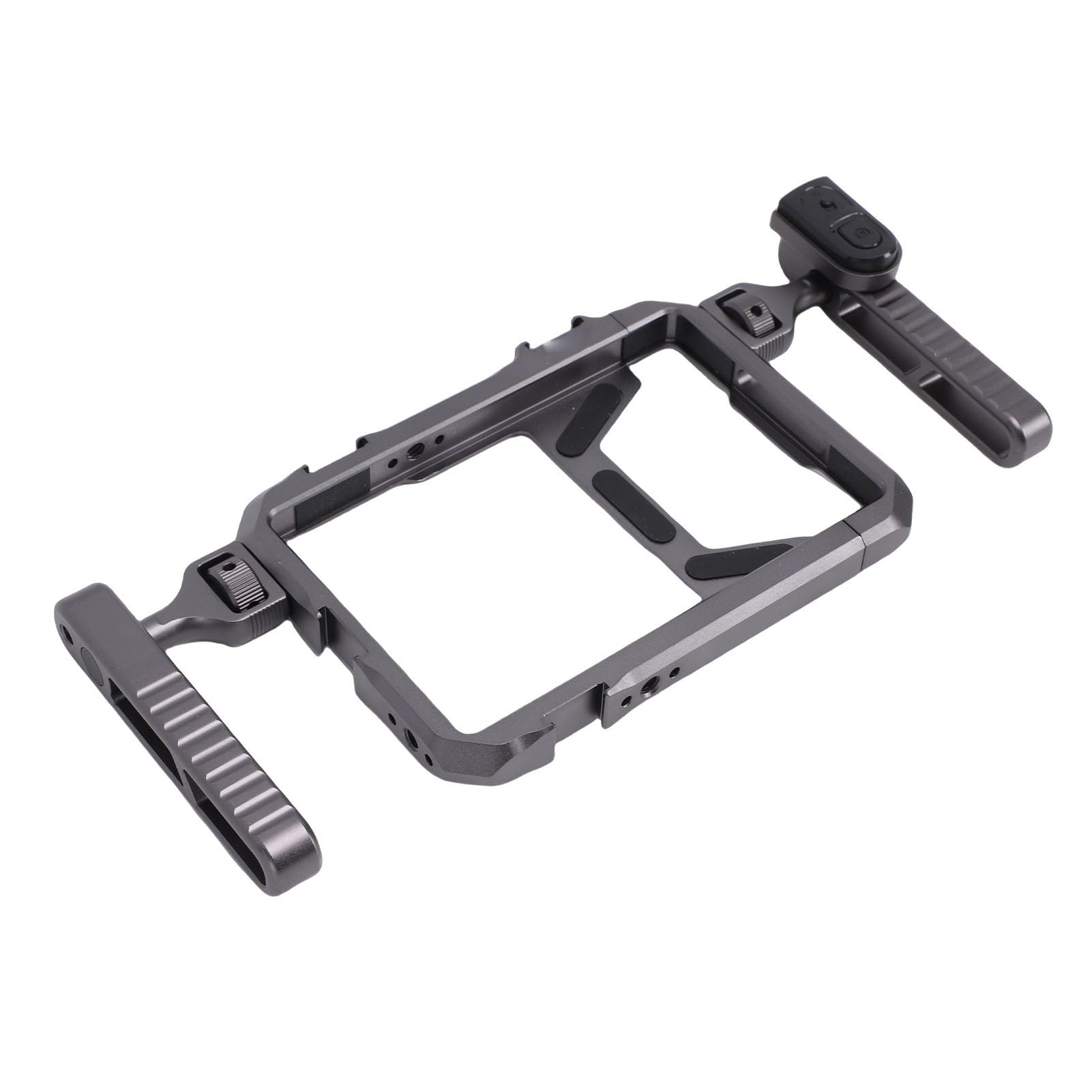 Topiky Impianto Video per Telefono, Gabbia Stabilizzatore per Smartphone con Telecomando Bluetooth, Impianto Portatile in Lega di Alluminio per Riprese Cinematografiche, Fotografie, Vlogging