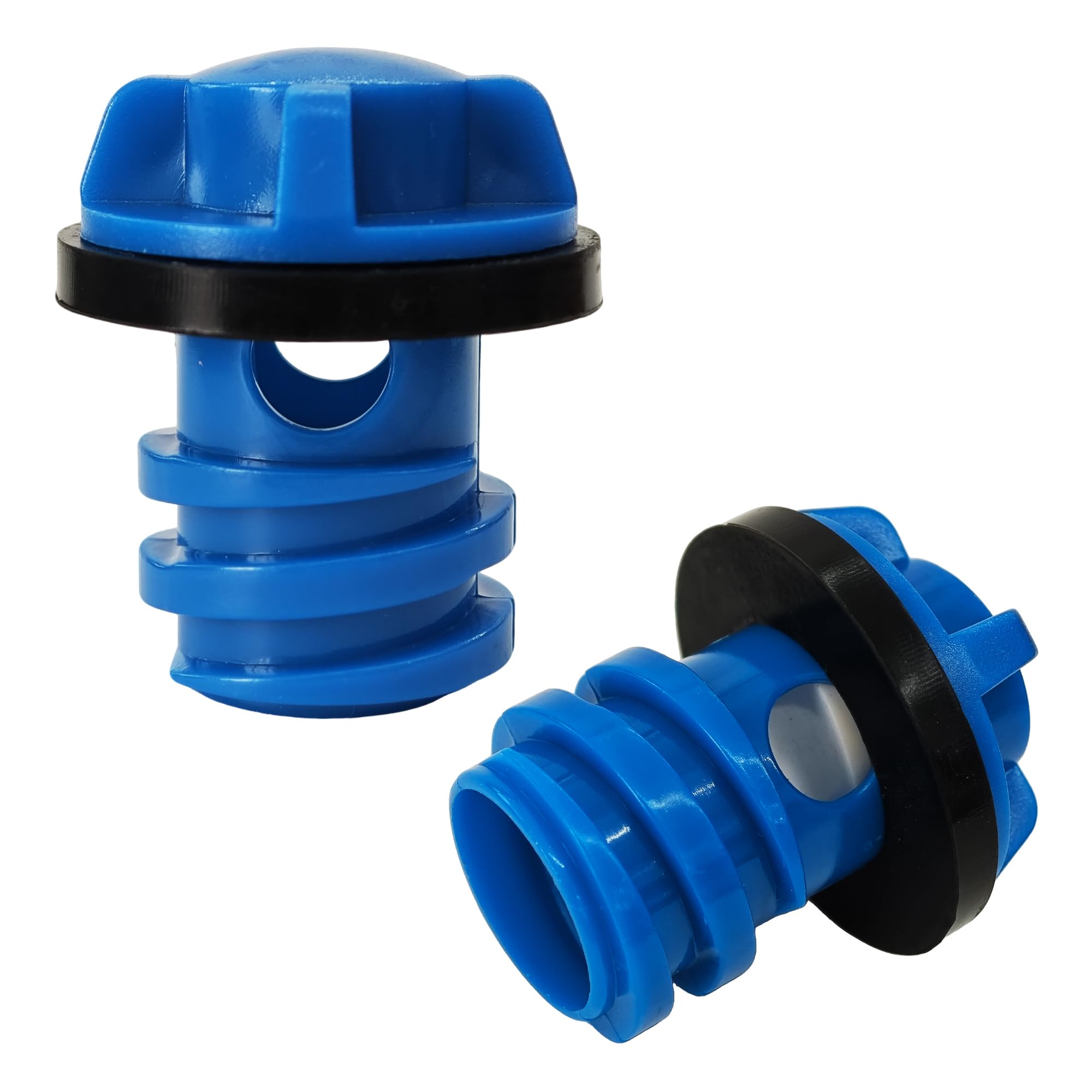 AUXBC 2Pcs Bule Cooler Drain Plug Replacement, Leak-Proof Design Compatible with Most Rotomolded Coolers, Ideal for Tundra, Roadie, Tank Models